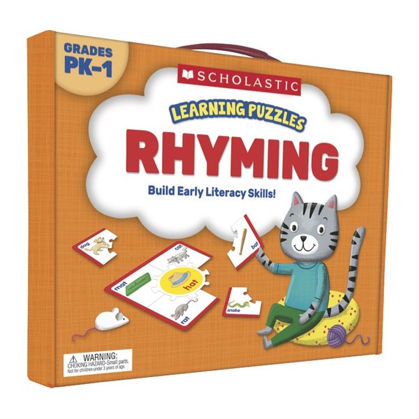 Scholastic Teaching Resources Learning Puzzles: Rhyming 823973